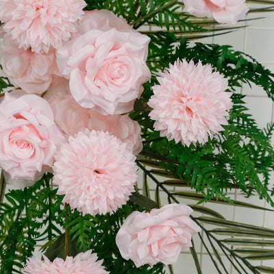 Décor Ideas with Blush Floral Swag Décor Ideas with Blush Floral Swag
