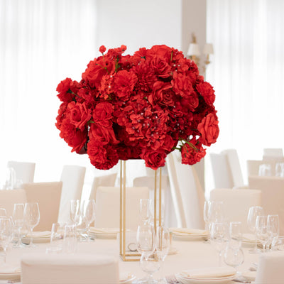 Red Flower Ball Bouquet Red Flower Ball Bouquet