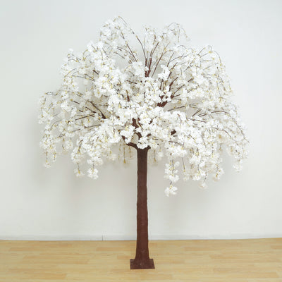 White Silk Cherry Blossom Wishing Tree 8ft White Silk Cherry Blossom Wishing Tree 8ft