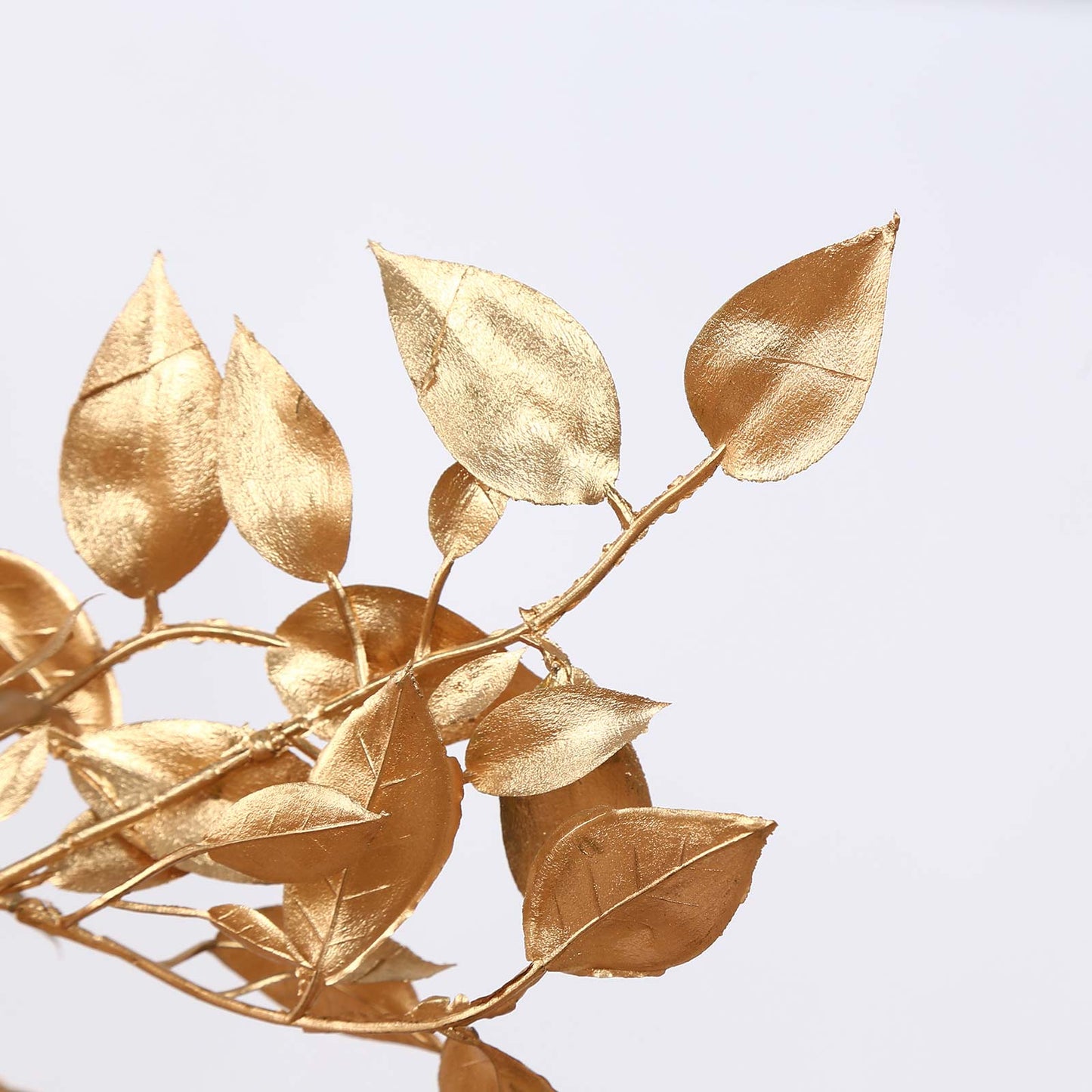 3ft Golden Faux Leaf Trees with Natural-Look Trunks – Floor Décor for Venues & Events