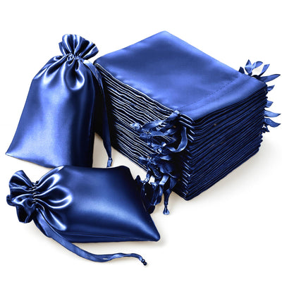 Creative Uses and Décor Ideas for Royal Blue Satin Favor Bags Creative Uses and Décor Ideas for Royal Blue Satin Favor Bags