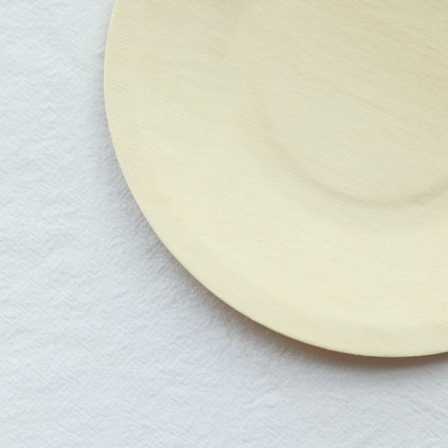 Pack Of 25 Birchwood Round Dessert Plates 6 Inch Eco Friendly