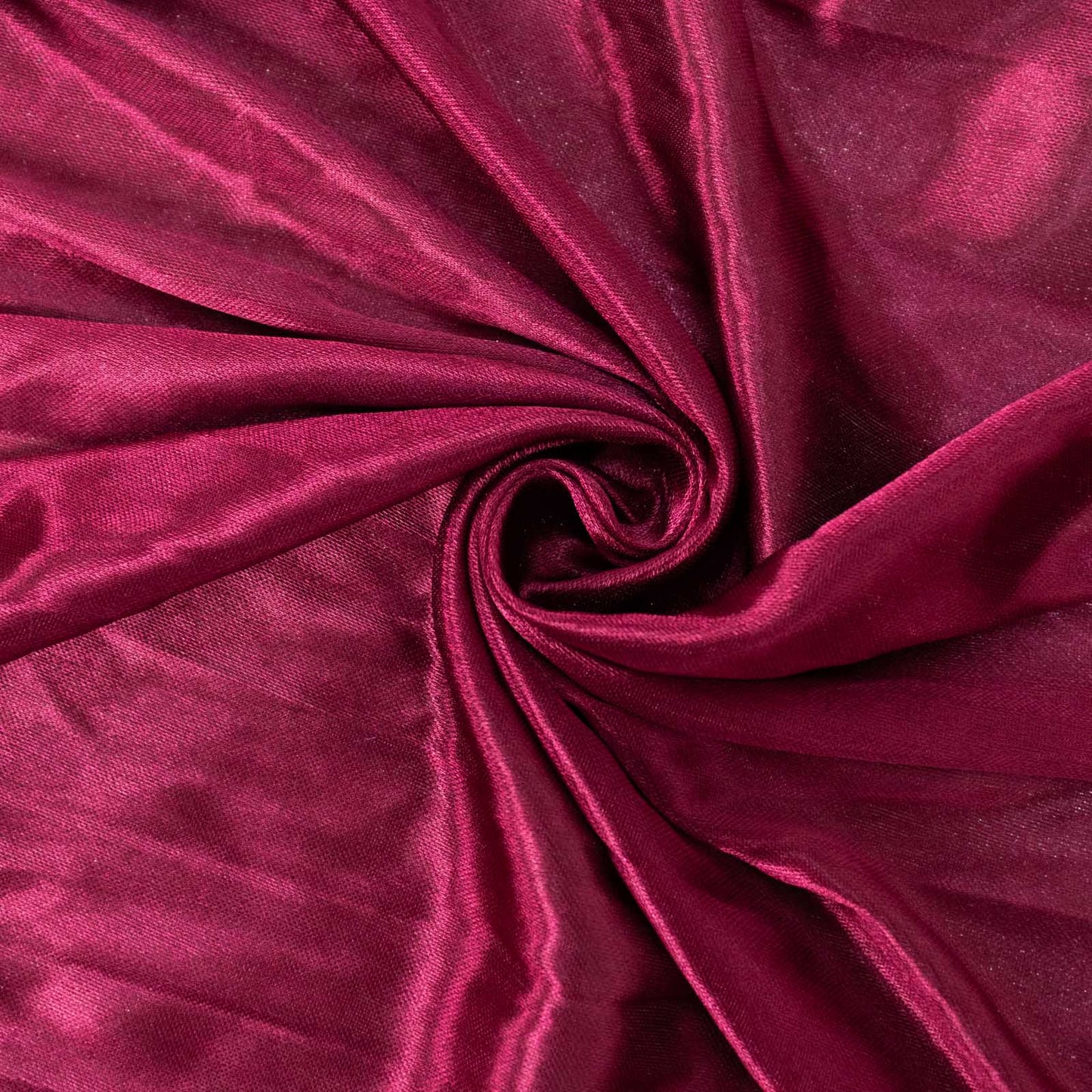 Burgundy pleated satin event curtain drapes for elegant backdrops.
