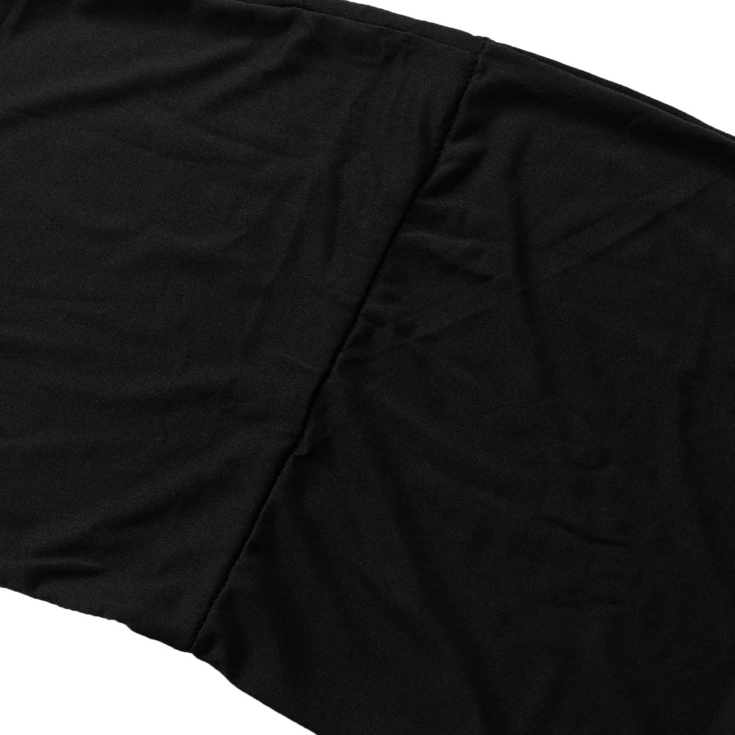 Black spandex half crescent moon backdrop stand covers for wedding arch.