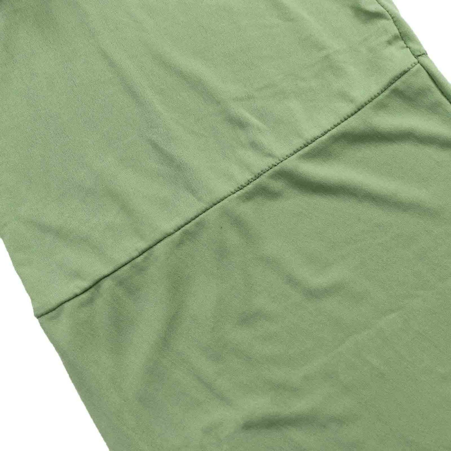 Sage green spandex half crescent moon backdrop stand cover.