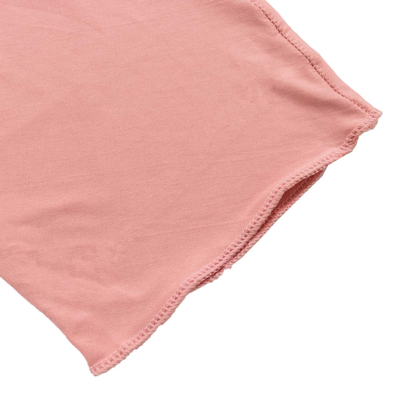Dusty rose spandex crescent moon wedding arch cover for Chiara backdrop stand.