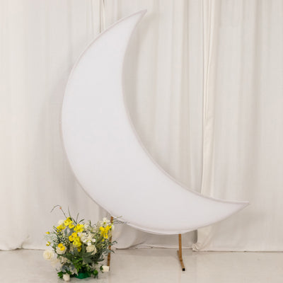 Durable White Crescent Moon Arch Cover Durable White Crescent Moon Arch Cover