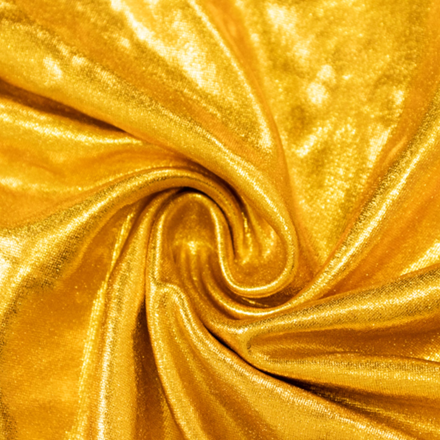 Gold metallic spandex backdrop stand cover for wedding arch.