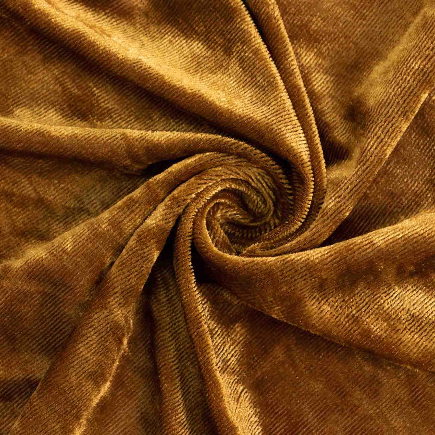 Gold Crushed Velvet Backdrop Curtain – 8ft x 8ft Event Drape with Rod Pocket, Privacy Panel for Photo Booths & Events