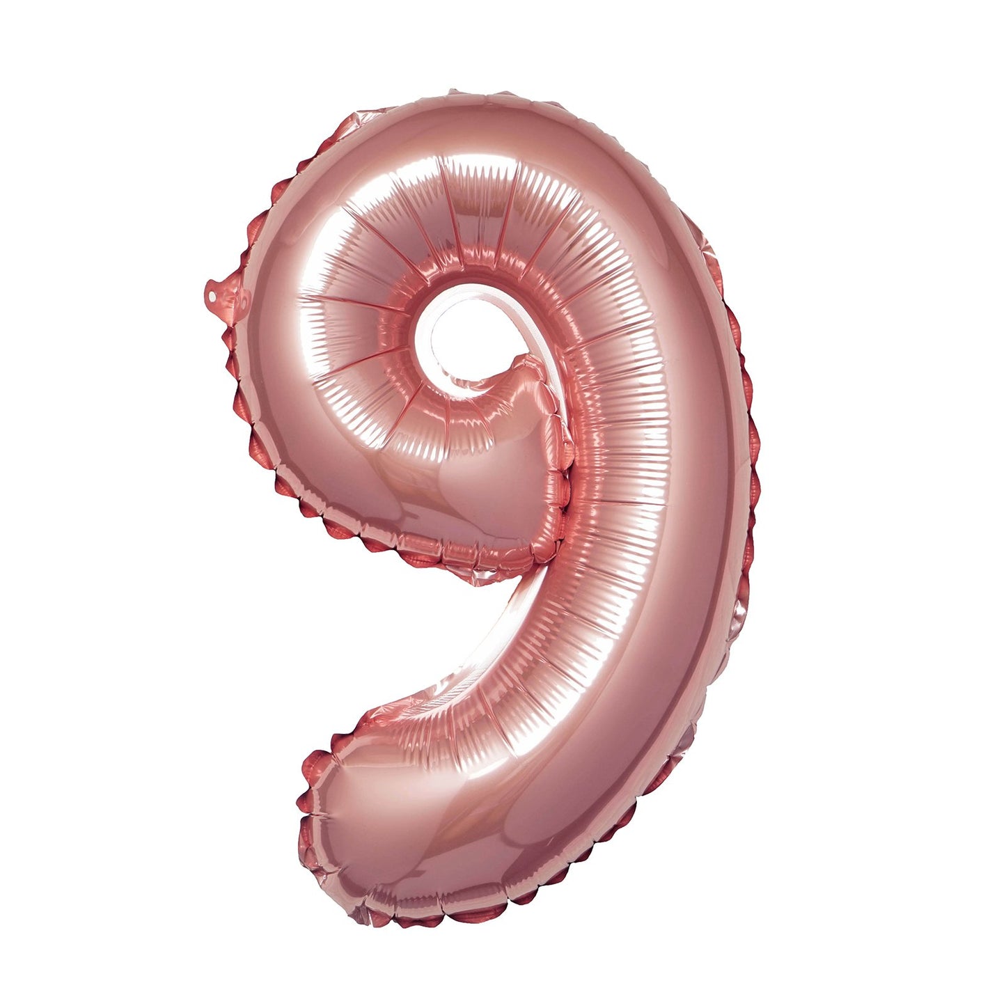 Rose gold 9" matte blush balloon, perfect for celebrations and decorations.