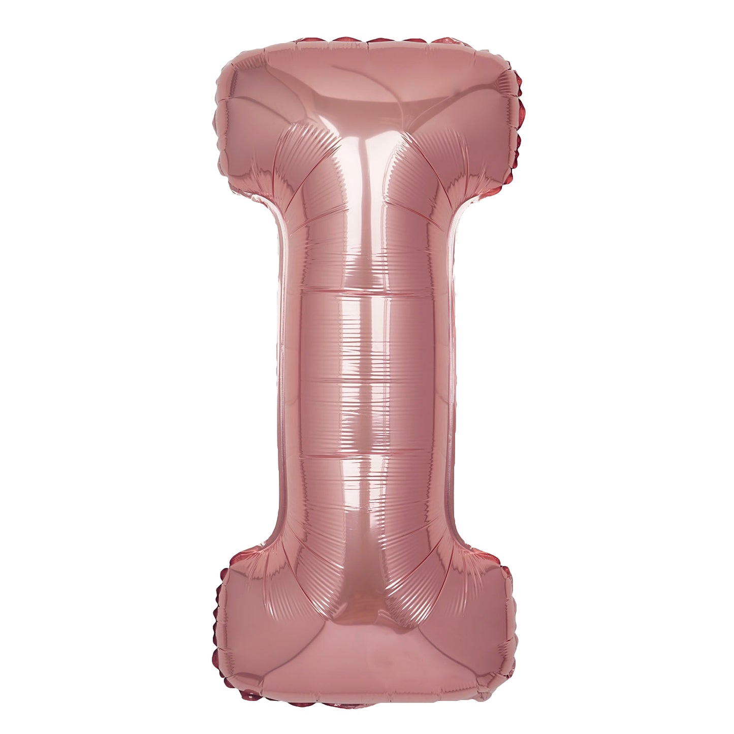 35" Rose Gold Letter and Number Balloons, Shiny Metallic Mylar Foil Helium Air Balloons