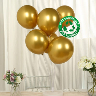 Create a Stunning Impact with Chrome Gold Biodegradable Balloons Create a Stunning Impact with Chrome Gold Biodegradable Balloons
