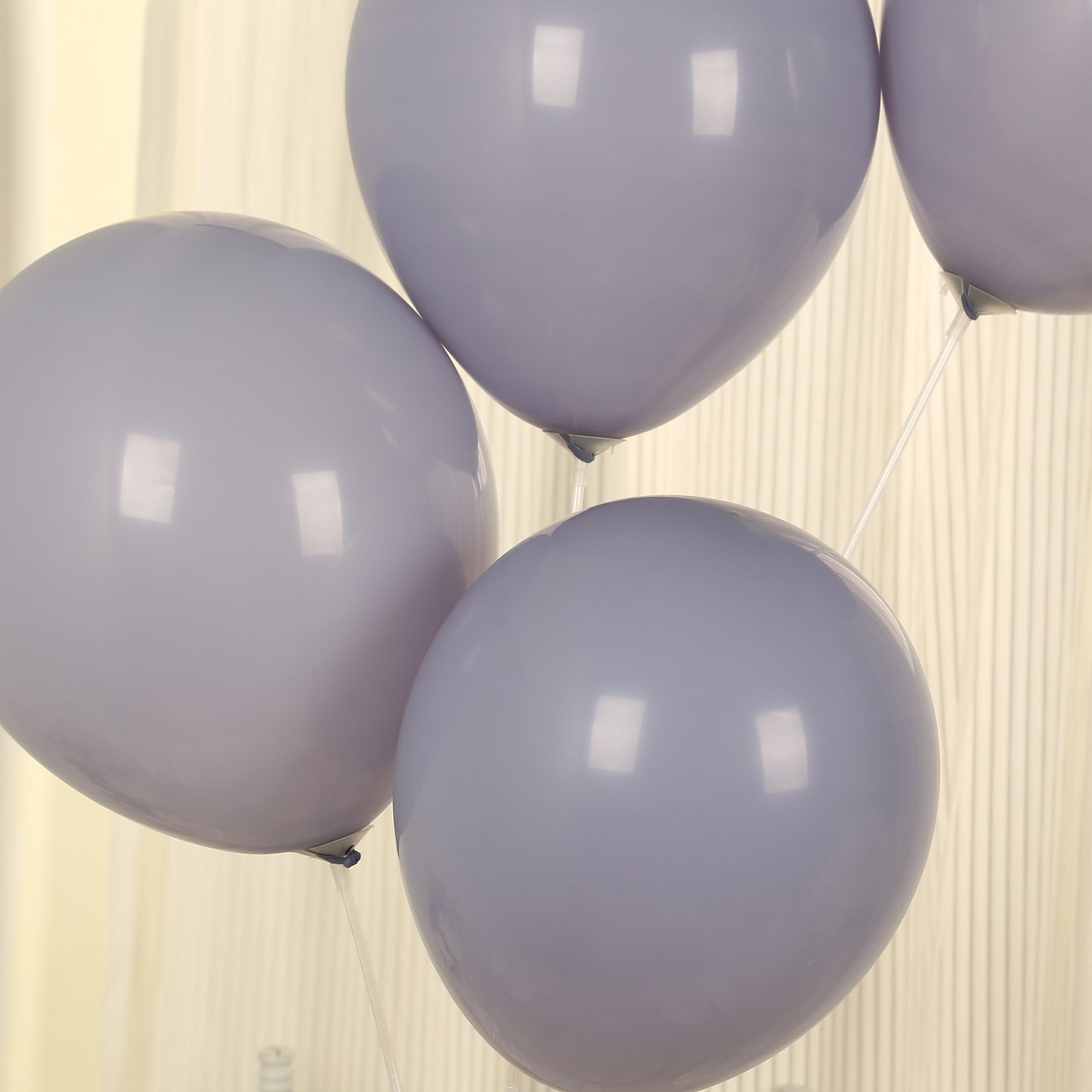 Matte pastel lavender biodegradable balloons for eco-friendly celebrations.