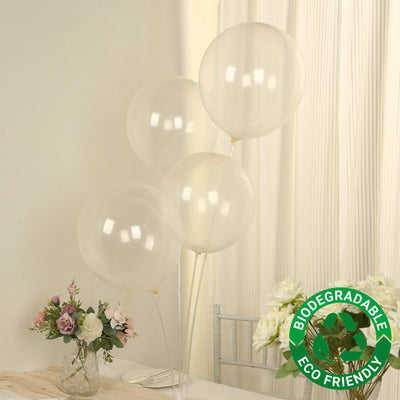 Charming Pearl Clear Biodegradable Balloons Charming Pearl Clear Biodegradable Balloons