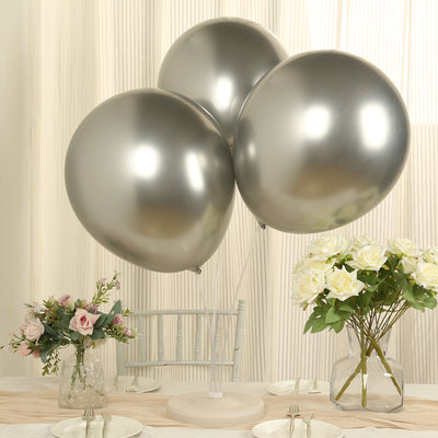 Charming Pearl Silver Biodegradable Balloons Charming Pearl Silver Biodegradable Balloons