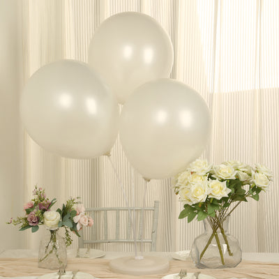 Charming Pearl White Biodegradable Balloons Charming Pearl White Biodegradable Balloons