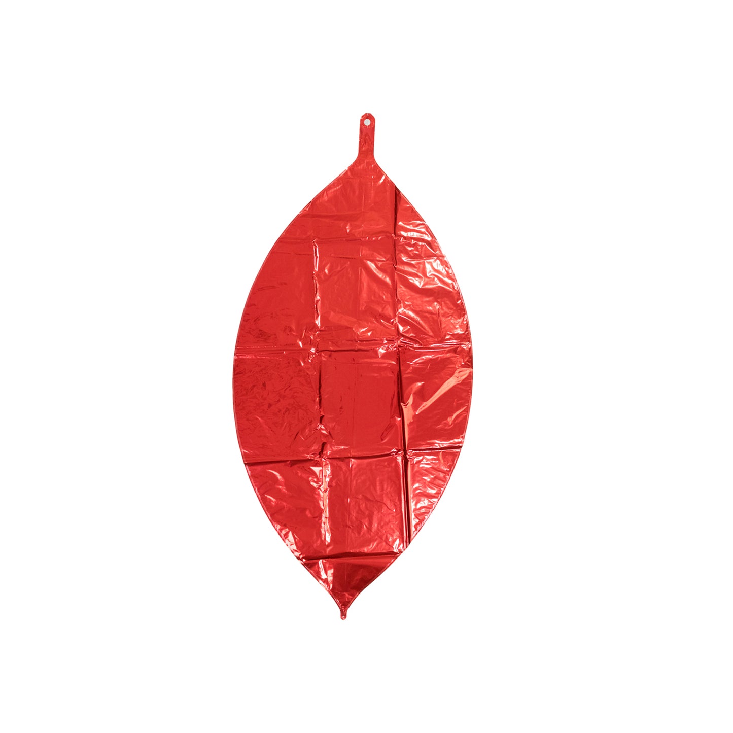 Metallic red 39" orbz mylar balloons for parties, helium or air-filled.