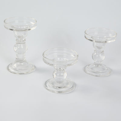Clear Premium Glass Pillar Candle Holders Clear Premium Glass Pillar Candle Holders