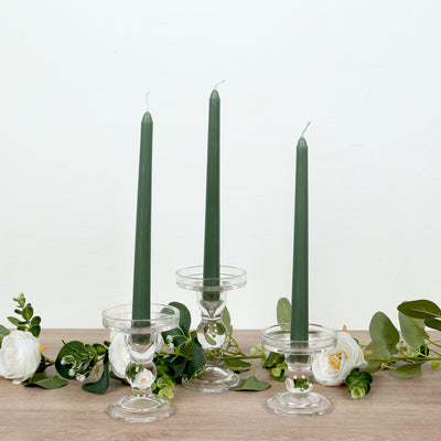 Dusty Sage Green Wax Taper Candles for Elegant Events Dusty Sage Green Wax Taper Candles for Elegant Events
