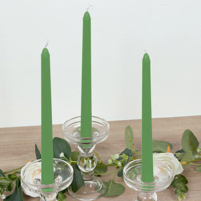 Versatile Green Wax Taper Candles Versatile Green Wax Taper Candles