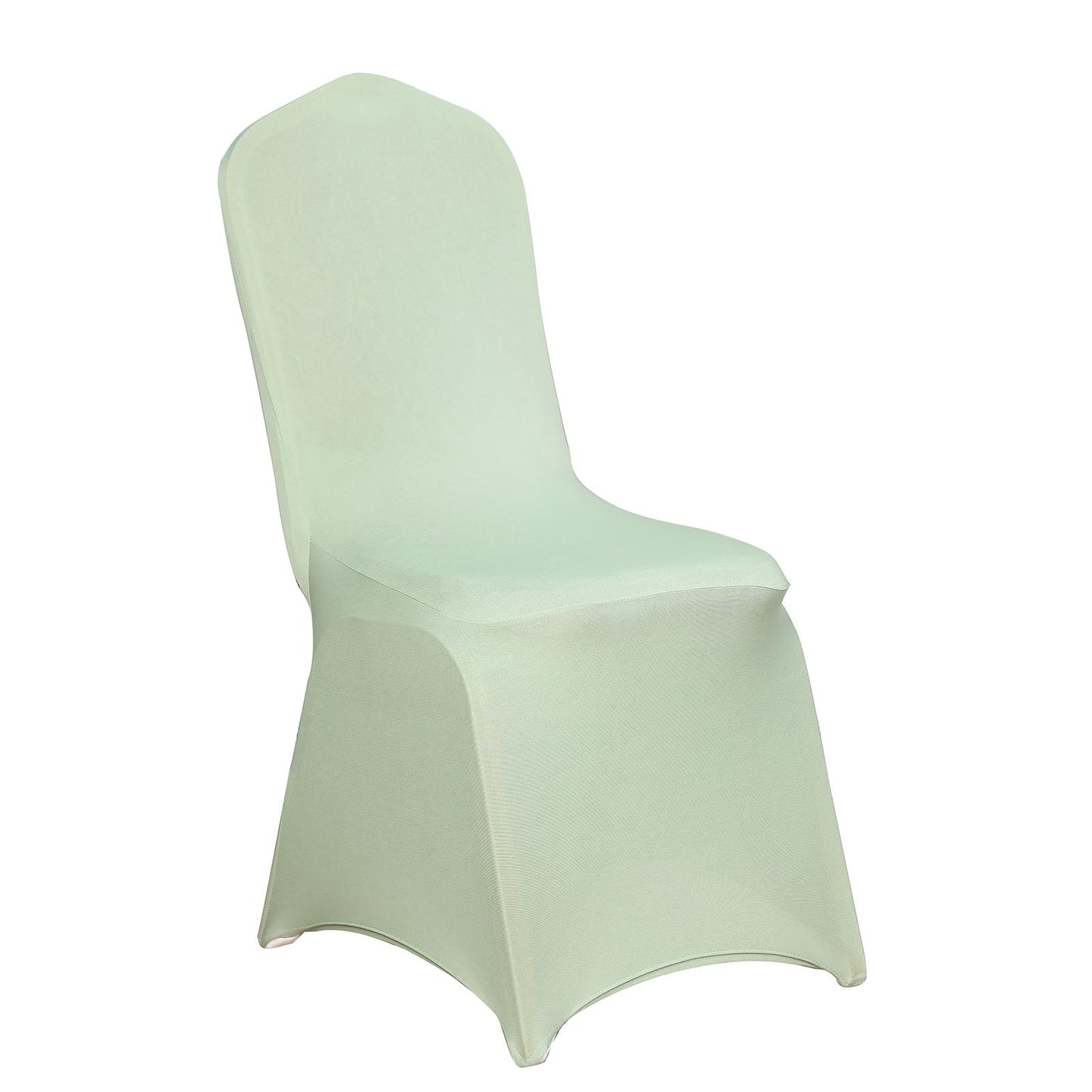 Sage Green Spandex Stretch Fitted Banquet Chair Cover - 160 GSM
