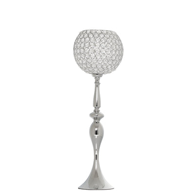 Sophisticated Elegance of the Silver Goblet Candle Holder Sophisticated Elegance of the Silver Goblet Candle Holder