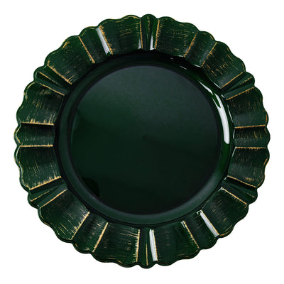 Elegant Design of Hunter Emerald Green Charger Plates Elegant Design of Hunter Emerald Green Charger Plates