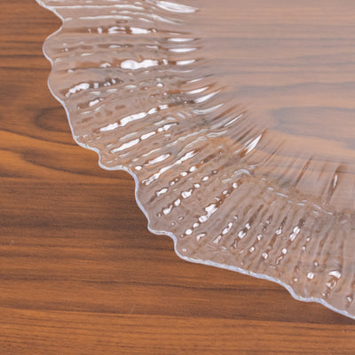 Décor Ideas Using Clear Reef Rim Charger Plates Décor Ideas Using Clear Reef Rim Charger Plates