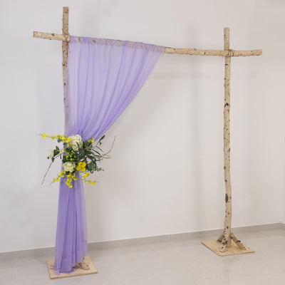Lavender Sheer Wedding Arch Drape – 5ft x 14ft Lavender Sheer Wedding Arch Drape – 5ft x 14ft