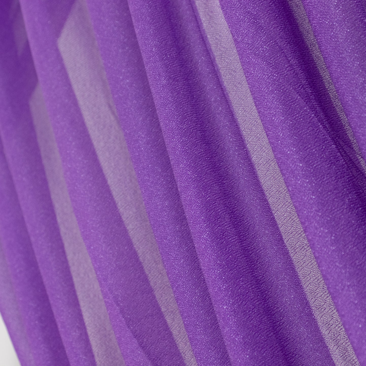 Purple sheer backdrop drape for wedding decor, 5ft x 14ft, wrinkle-free with shimmer.