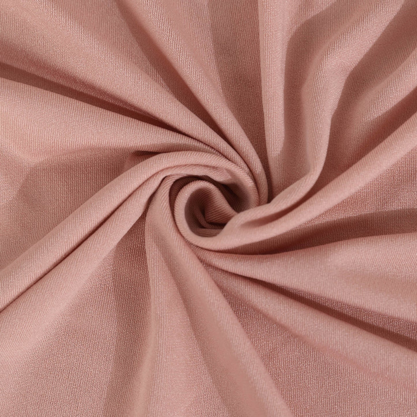 Dusty rose 4-way stretch spandex backdrop fabric.