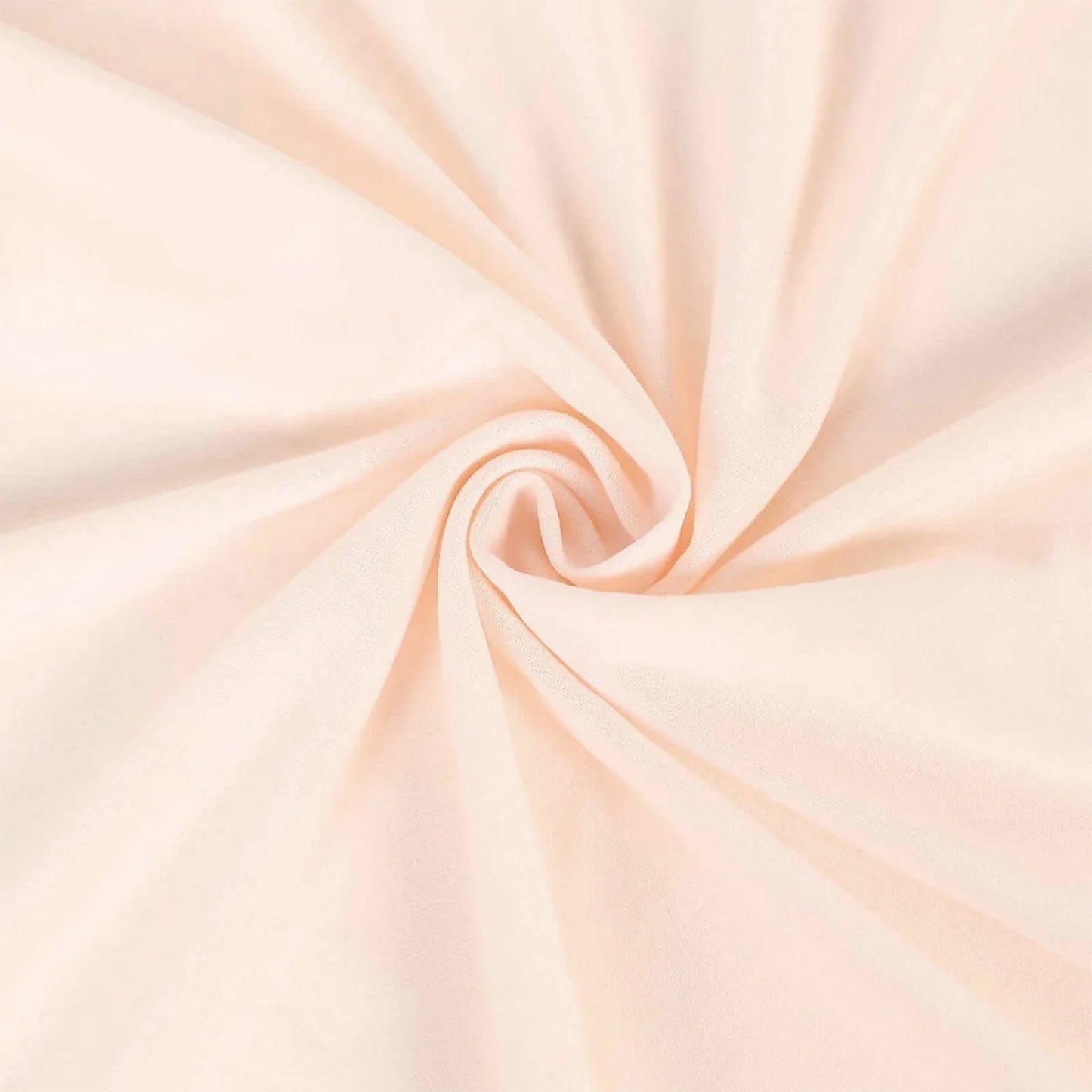 Blush 4-Way Stretch Spandex Event Curtain Drapes, Wrinkle Free Backdrop Event Panel with Rod Pockets