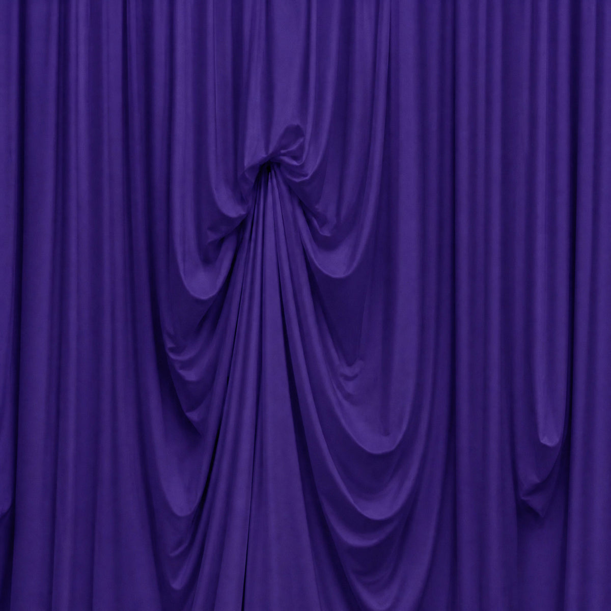 Purple Spandex Pre-Sewn Dramatic Drape Backdrop Curtain – 13ft × 20ft 4-Way Stretch Wrinkle-Free 180