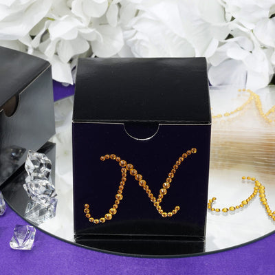 Elevate Your Decor with the Gold Rhinestone Monogram Letter Sticker Elevate Your Decor with the Gold Rhinestone Monogram Letter Sticker