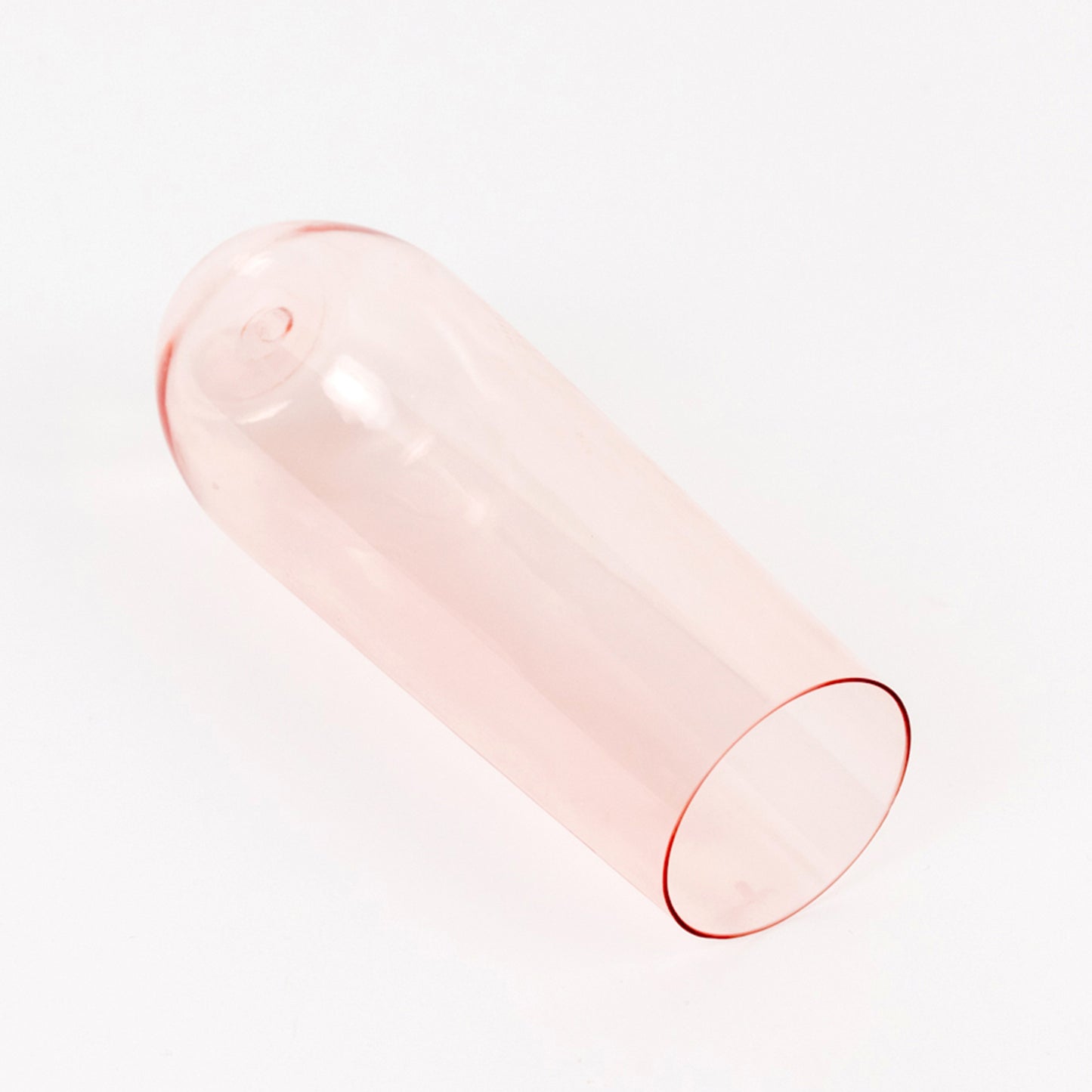 12 Pack Plastic Champagne Glasses in Transparent Blush, Reusable Lightweight Champagne Flutes 9oz