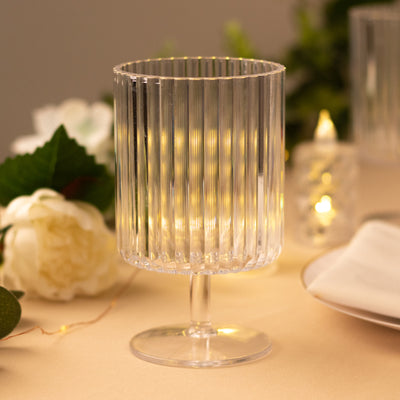 Opulent Clear Reusable Plastic Wine Glasses Opulent Clear Reusable Plastic Wine Glasses