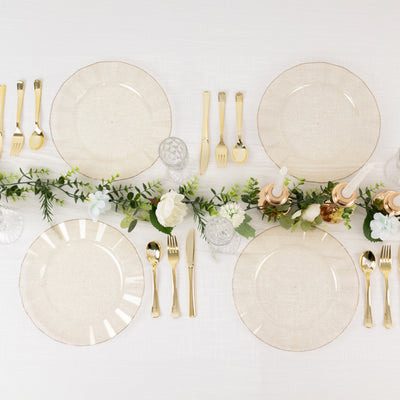 Effortless Cleanup with Gold Glitter Plastic Party Plates Effortless Cleanup with Gold Glitter Plastic Party Plates