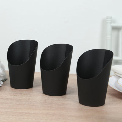 Eco-Friendly Black Paper Appetizer Cups Eco-Friendly Black Paper Appetizer Cups