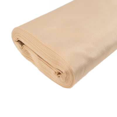 Exquisite Beige Lamour Satin Fabric Bolt Exquisite Beige Lamour Satin Fabric Bolt