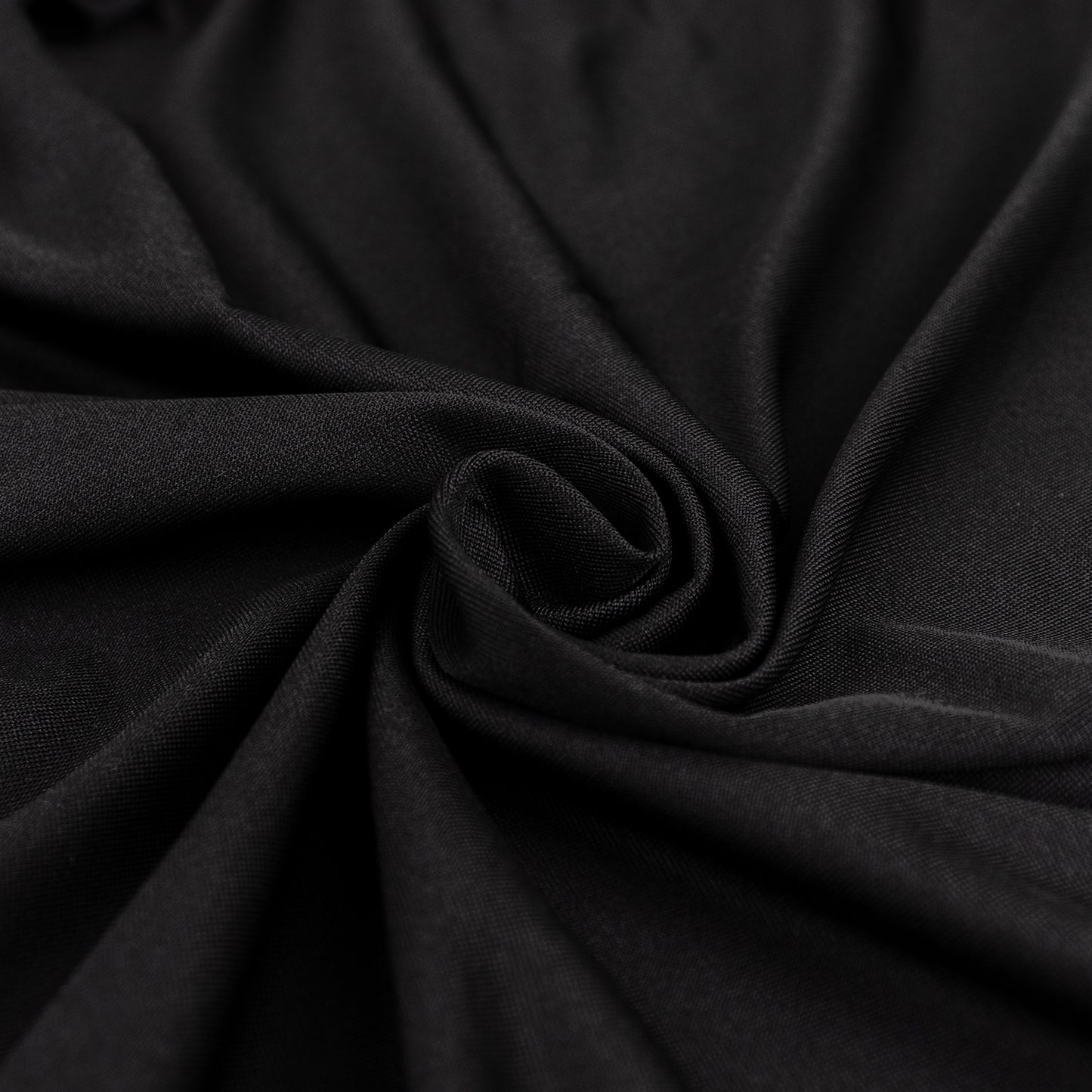 Black spandex 4-way stretch fabric roll, 60"x10 yards for DIY crafts.