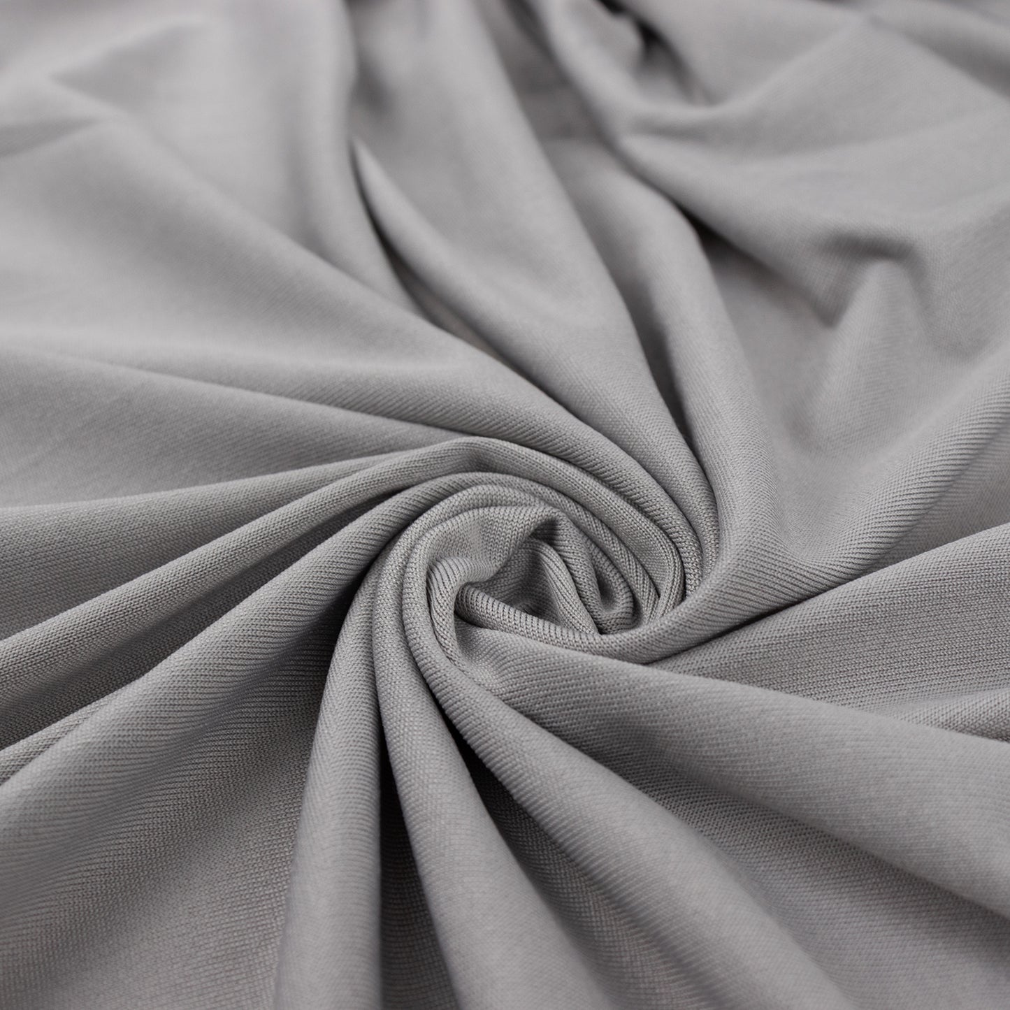 Silver spandex 4-way stretch fabric roll, 60"x10 yards.