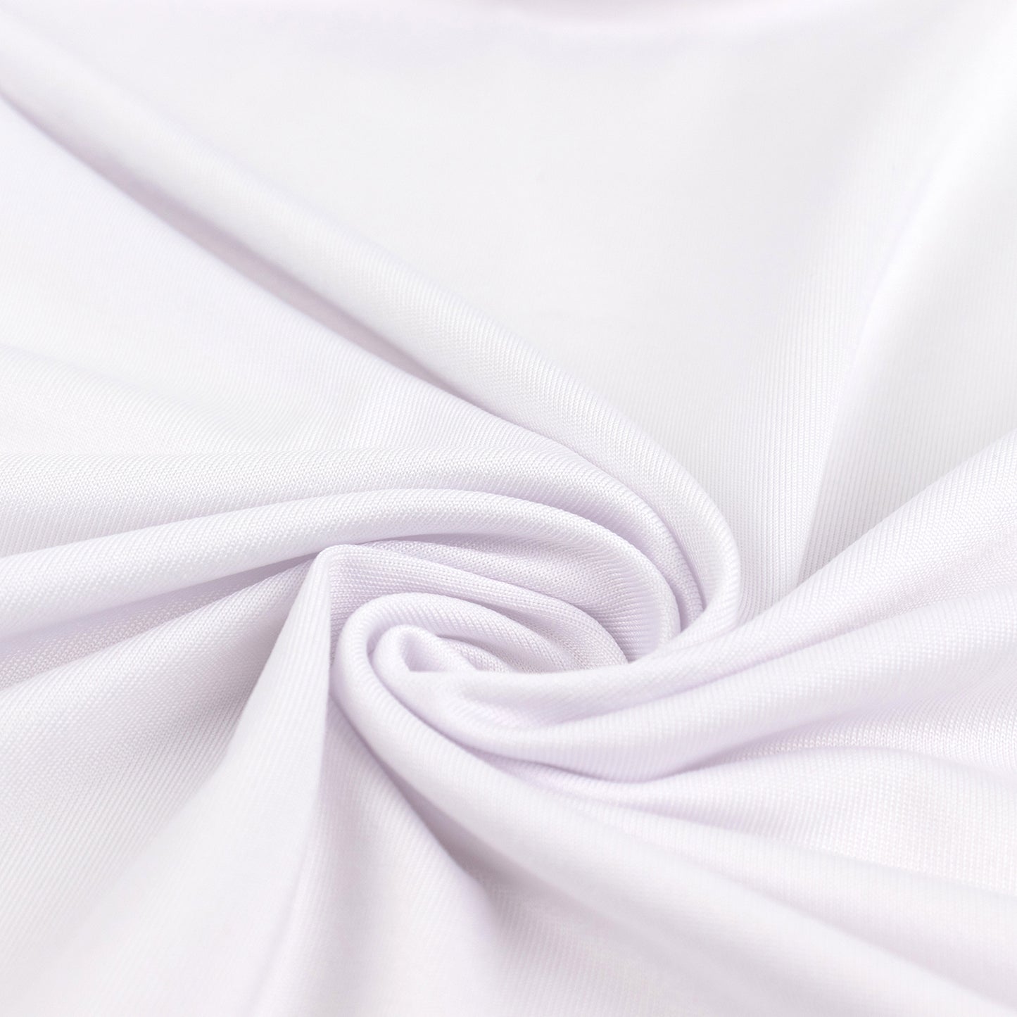 White spandex 4-way stretch fabric roll, 60"x10 yards for DIY crafts.