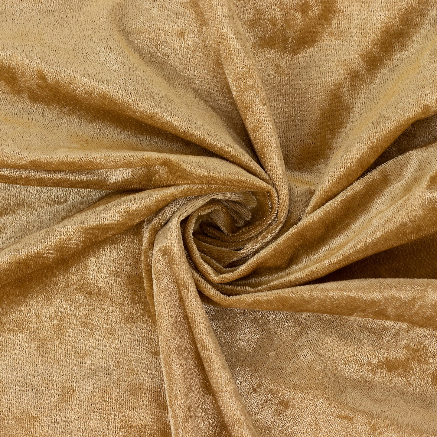 65"x5 Yards Champagne Crushed Velvet Fabric Bolt, DIY Craft Fabric Roll