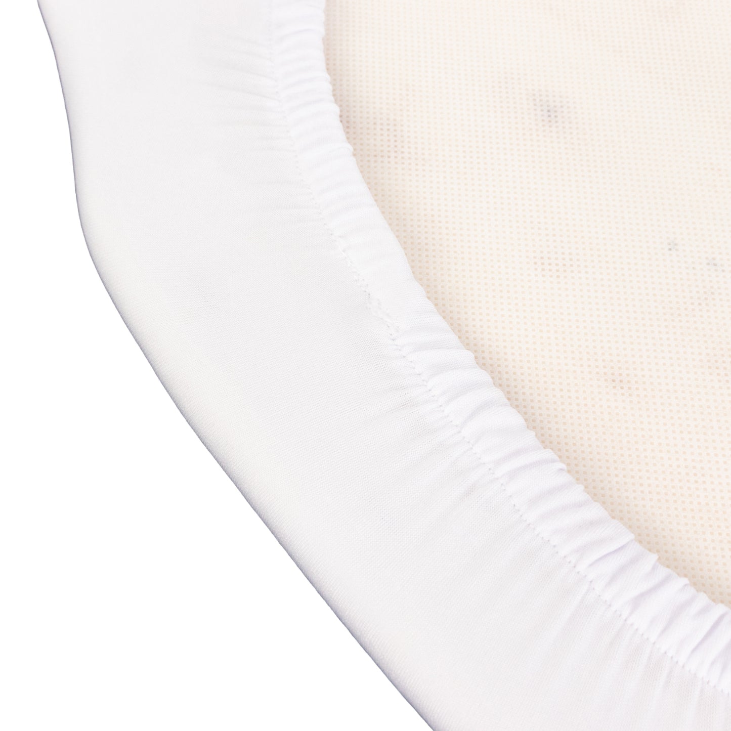 5 Pack Spandex Seat Pad Slipcovers for Chiavari Chairs White - Washable Stretch Fitted Design for Dining Chairs