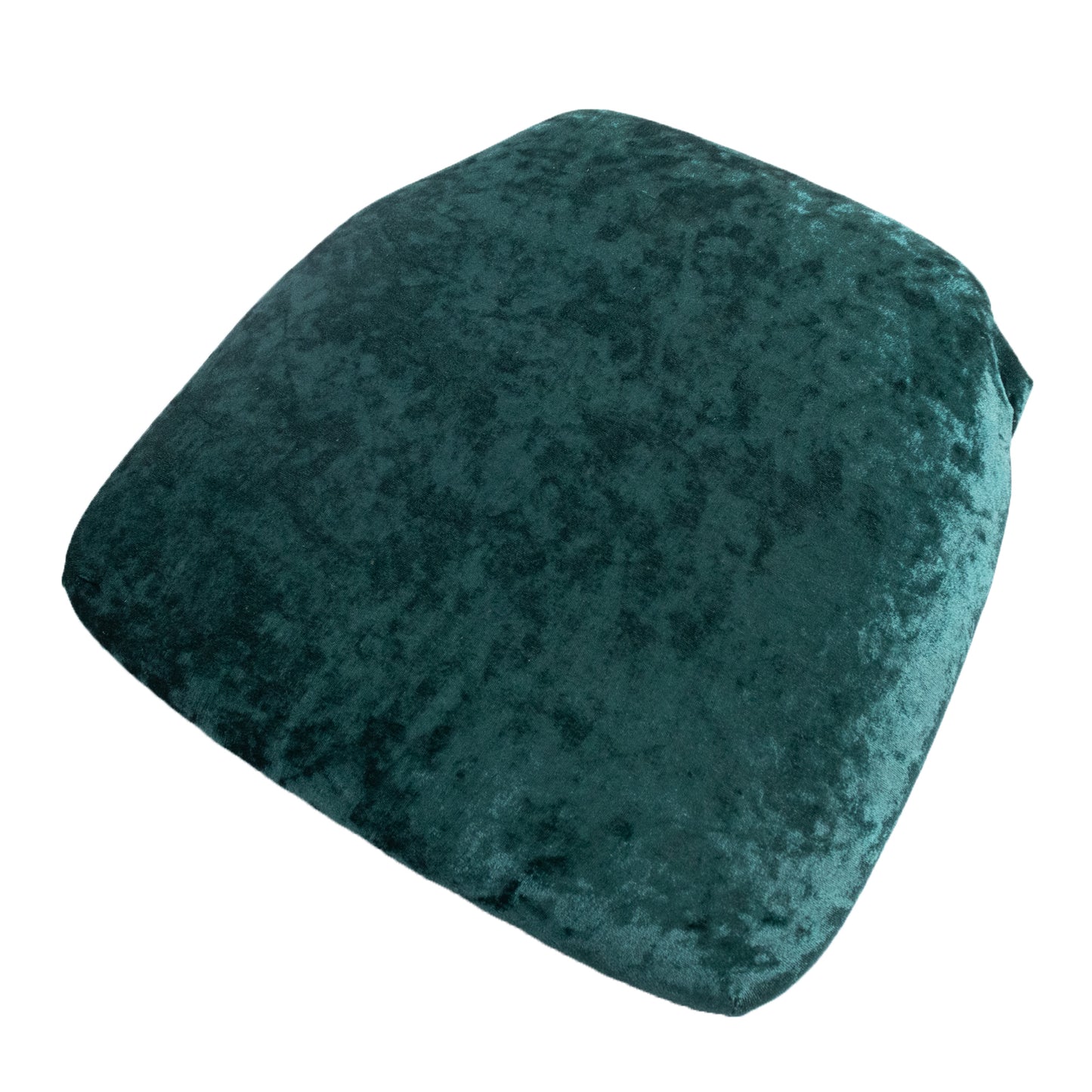 Hunter emerald green seat pad cover for Chiavari chairs.