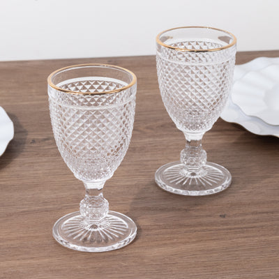 Stunning Clear Gold Rimmed Wine Glasses Stunning Clear Gold Rimmed Wine Glasses