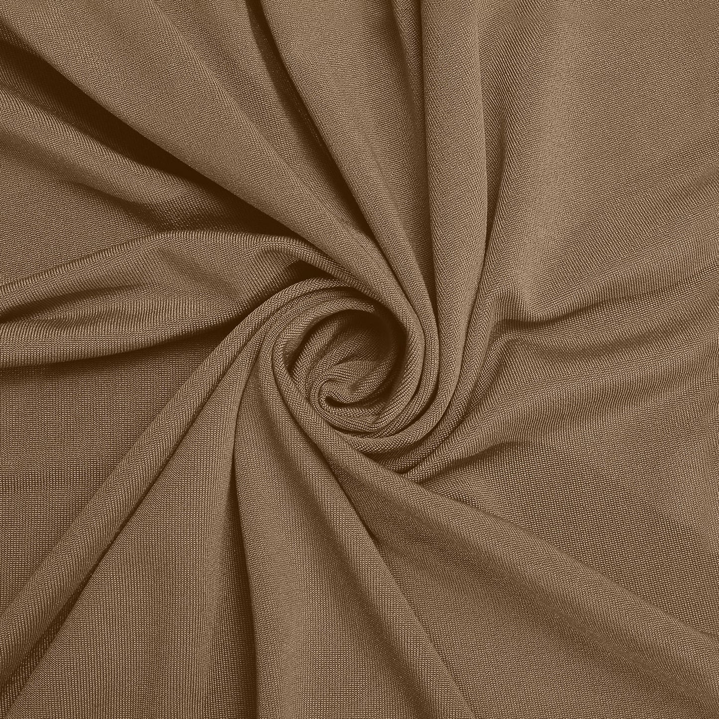 6ft Matte Taupe Spandex Fitted Wedding Arch Cover For Round Top Chiara Backdrop Stand