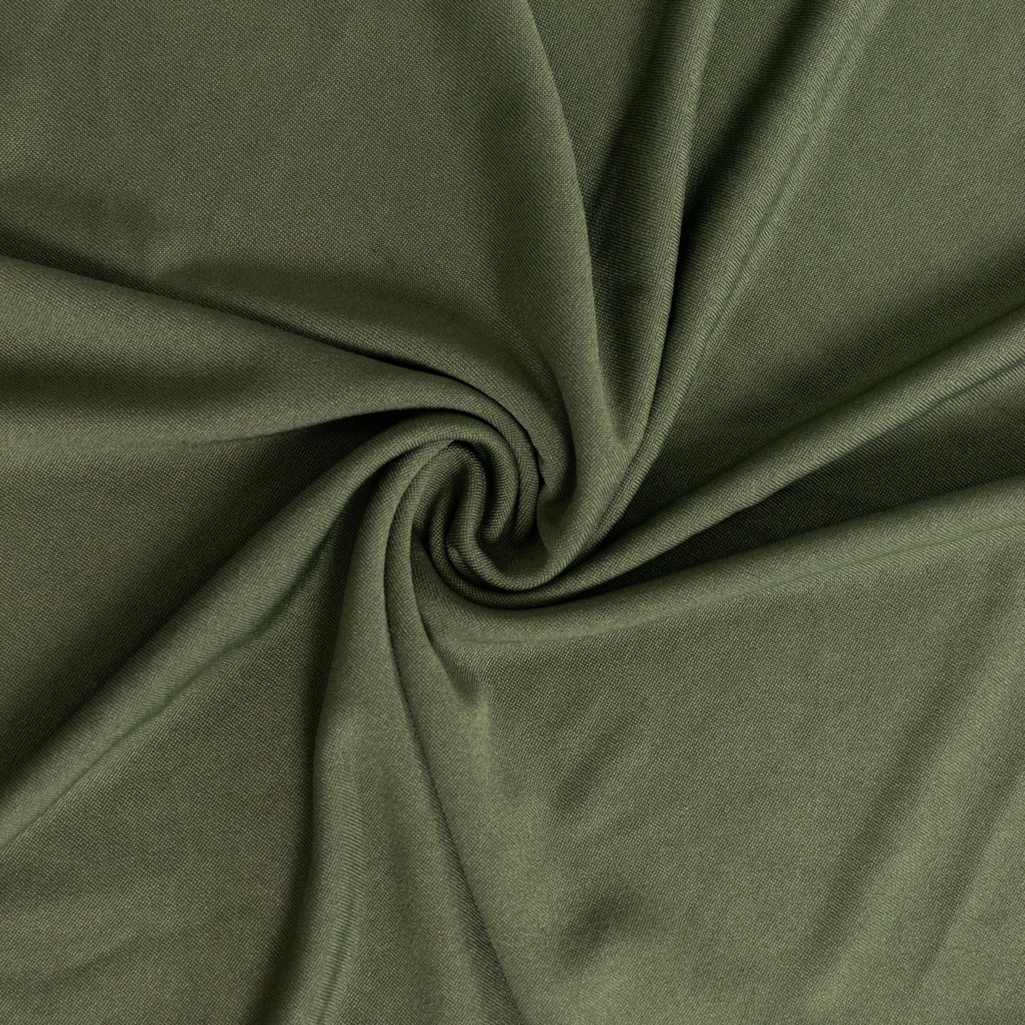 Dusty sage green spandex fabric for wedding arch covers.
