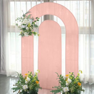 Chic Dusty Rose Spandex Fitted Arch Covers for Beautiful Backdrops Chic Dusty Rose Spandex Fitted Arch Covers for Beautiful Backdrops