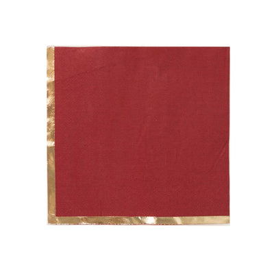 Burgundy Cocktail Napkins - A Touch of Elegance Burgundy Cocktail Napkins - A Touch of Elegance